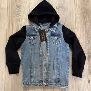 Little Bipsy Hooded denim jacket - 5/6T
